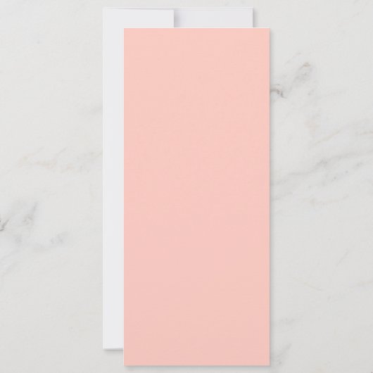 Roze Bloemen Eerste Verjaardagstaart Menu Kaart (Achterkant)