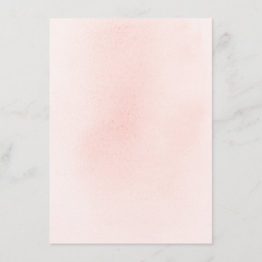 Roze bloemen Elegant Weddenschap Informatie Informatiekaartje (Achterkant)