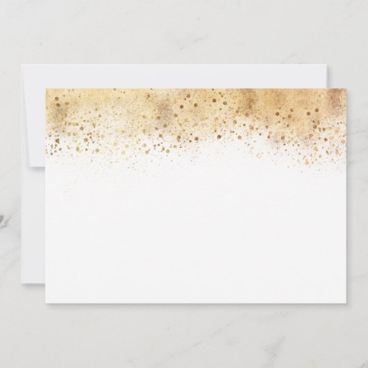 Roze bloemen en goudglitter modern Vrijgezellenfee Kaart (Achterkant)