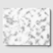 Roze bloemen en grijs blurrood glas gastenboek (Achterkant)