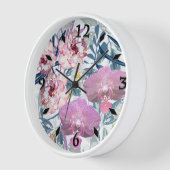 Roze bloemen en orchidee (Hoek)