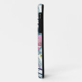 Roze bloemen en orchidee Case-Mate iPhone case (Achterkant/links)