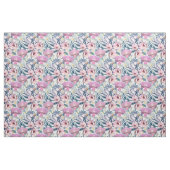 Roze bloemen en orchidee stof (Yard (91,4 cm))