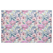 Roze bloemen en orchidee stof (Fat Quarter)