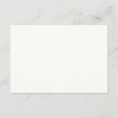 Roze Bloemen en Pompoen Aangepaste Envelop C Informatiekaartje (Achterkant)