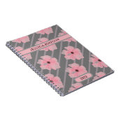 Roze bloemen en speciale strips voor Notitieboek (Rechterzijde)