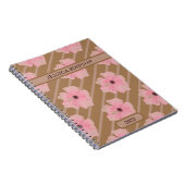 Roze bloemen en speciale strips voor Notitieboek (Rechterzijde)
