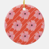 Roze bloemen en speciale strips voor Ornament (Achterkant)