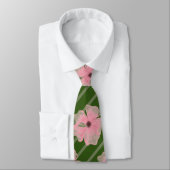 Roze Bloemen En Strepen Nek Das (Gebonden)