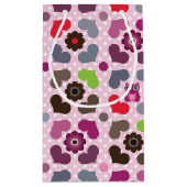 roze bloemen en uil klein cadeauzakje (Achterkant)