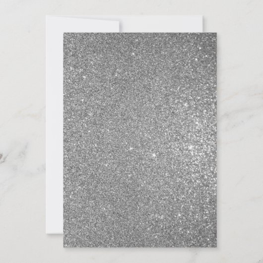 Roze Bloemen en Zilveren Trouwjurk Vrijgezellenfee Kaart (Achterkant)