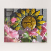 Roze Bloemen en Zon - Martha's Vineyard Legpuzzel (Horizontaal)