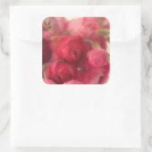 Roze Bloemen Envelop Afdichtingen en Stickers (Tas)