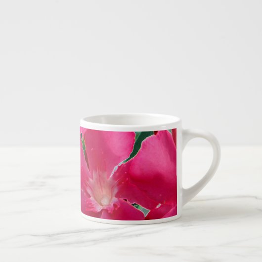 Roze bloemen espresso kop (Rechts)