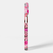 ✨Roze Bloemen Esthetische iPhone Case – Zachte Mei (Achterkant / Rechts)
