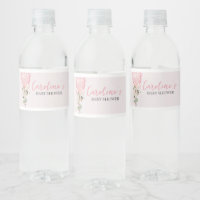 Roze bloemen Eucalyptus ballon Baby shower