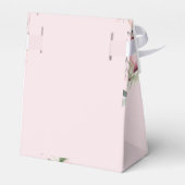 Roze Bloemen Fantasies & Teddy Bear Knuffels Bedankdoosjes (Achterkant)