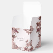 Roze  Bloemen Favoriet Box Bedankdoosjes (Geopend)