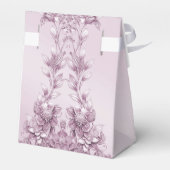 Roze Bloemen Favoriete Doos Bedankdoosjes (Achterkant)