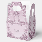 Roze Bloemen Favoriete Doos Bedankdoosjes (Geopend)