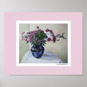  roze bloemen fijn door Pola.B.Alex Poste Poster (Voorkant)