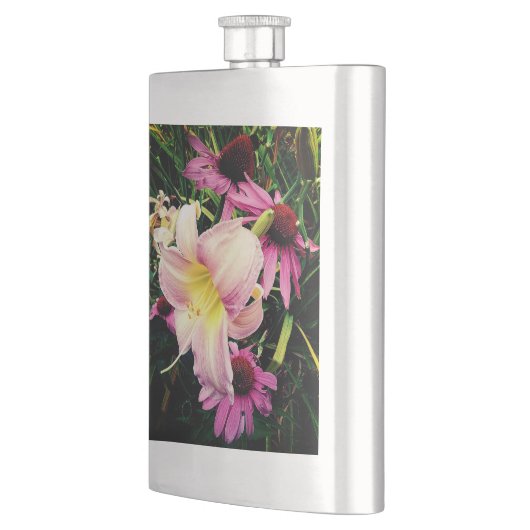 Roze bloemen flacon (Links)