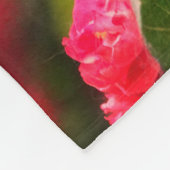 Roze Bloemen Fleece Deken, Klein Deken (Hoek)