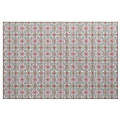 Roze bloemen | Floral Block Pattern Stof (Fat Quarter)