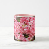 Roze Bloemen Foto Mok (Midden)