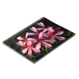 Roze Bloemen Foto  Notitieboek (80 pagina's B&W)