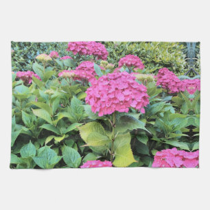 Roze bloemen Fotodoekjes Theedoek