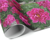 Roze Bloemen Fotografie Wrapping Papier (Rol Hoek)