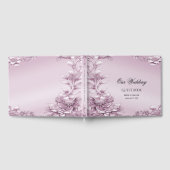 Roze Bloemen Gastboek Gastenboek (Volledig)