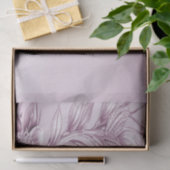 Roze bloemen gebladerte weefsel papier (Geschenk)
