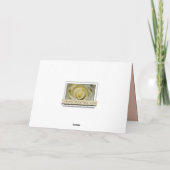 Roze bloemen gelukkige verjaardagskaart kaart (Achterkant)