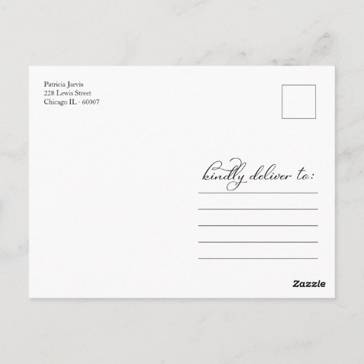 Roze Bloemen Geometrisch Vrijgezellenfeest Dank u Briefkaart (Achterkant)