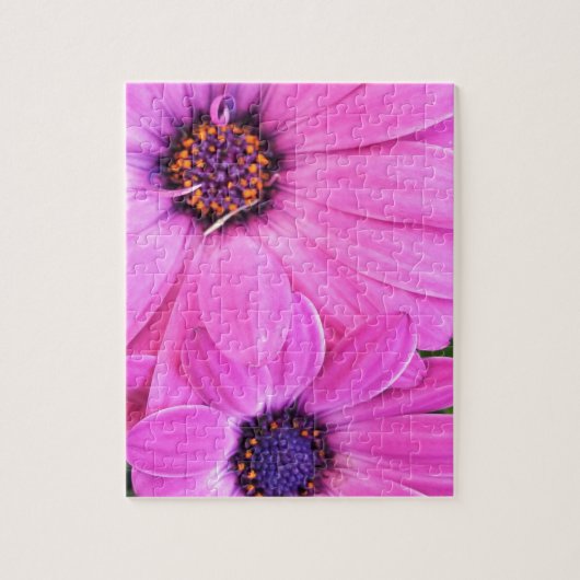 Roze bloemen Gerbera Daisy Floral Legpuzzel (Verticaal)