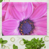 Roze bloemen Gerbera Daisy Floral Theedoek (Gevouwen)