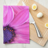 Roze bloemen Gerbera Daisy Floral Theedoek (Quarter Fold)