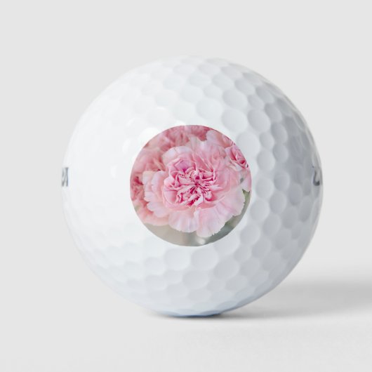 Roze bloemen golfballen (Voorkant)
