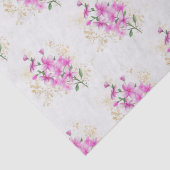 Roze Bloemen Goud Details | Happy Moederdag Tissuepapier