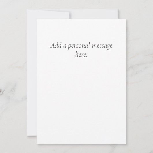 Roze Bloemen & Gouden Folie Trim Moederdag Kaart (Achterkant)