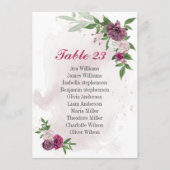 roze bloemen grijze kaart (Voorkant)