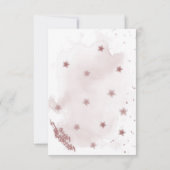 roze bloemen groen bedankkaart (Achterkant)