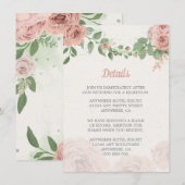 roze bloemen groen botanisch informatiekaartje (Voorkant / Achterkant)