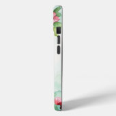 Roze Bloemen Groen Bruiloft Case-Mate iPhone Case (Achterkant / Links)
