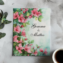 Roze Bloemen Groen Bruiloft