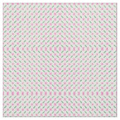 Roze Bloemen Groene Bladeren Aangepaste Stof (Swatch)