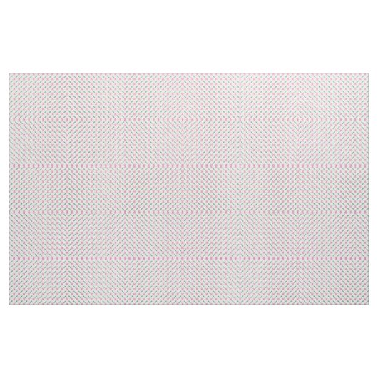 Roze Bloemen Groene Bladeren Aangepaste Stof (Fat Quarter)