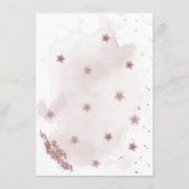 roze bloemen grove details informatiekaartje (Achterkant)